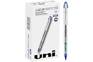 uni-ball uniball Vision Elite Rollerball Pens with 0.8mm Bold Point, Blue, 12 Count
