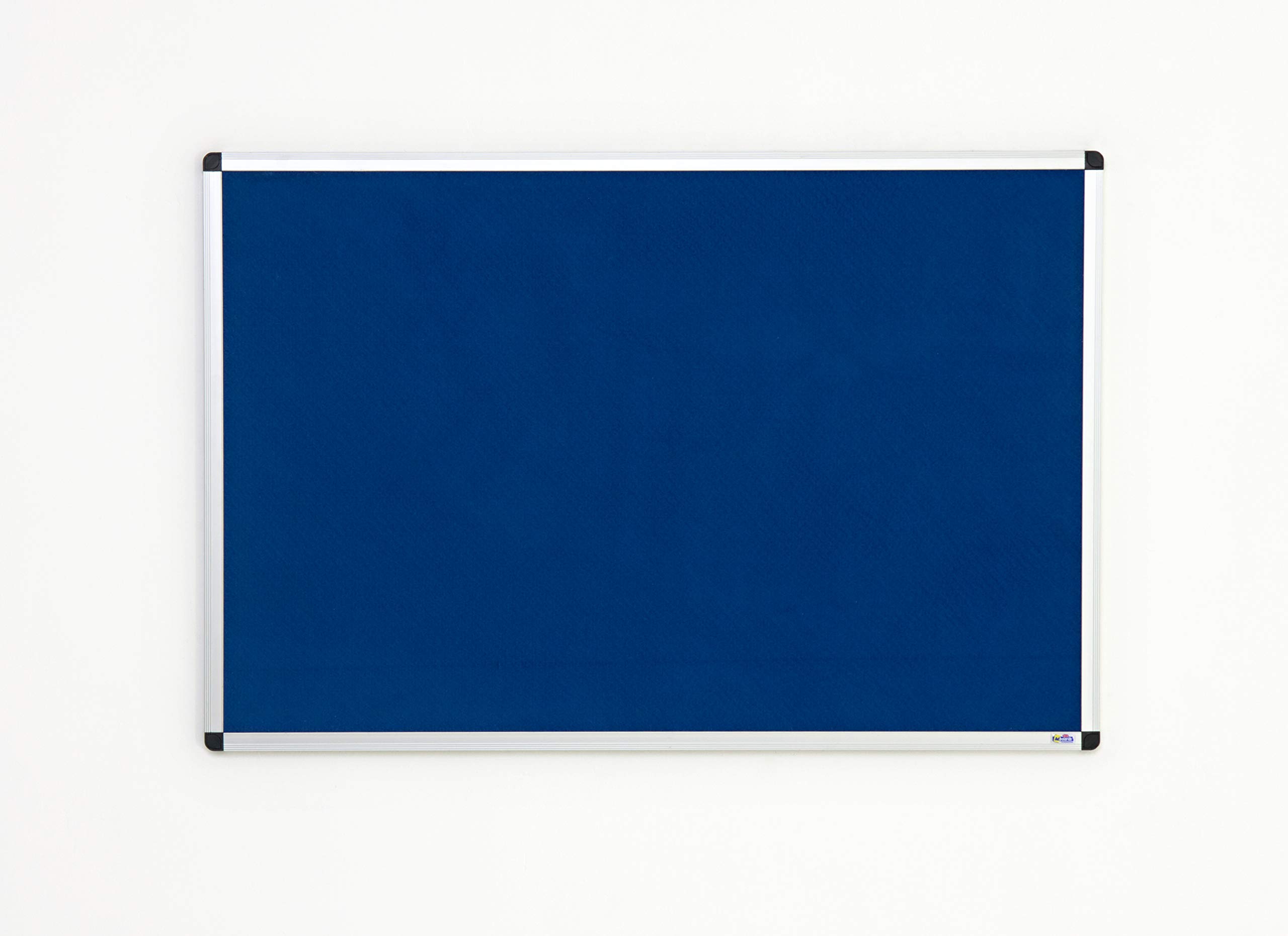 Unframed Fire Retardant Blue Felt Noticeboard Office Schools –900mm x 600mm