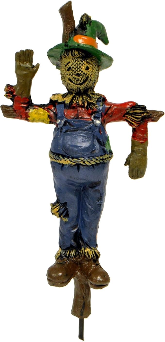 Miniature Fairy Garden Scarecrow Pick Home & Kitchen