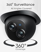 eufy Security Floodlight Camera E340 Dual Cameras 3K 24/7 Recording Outdoors view 5