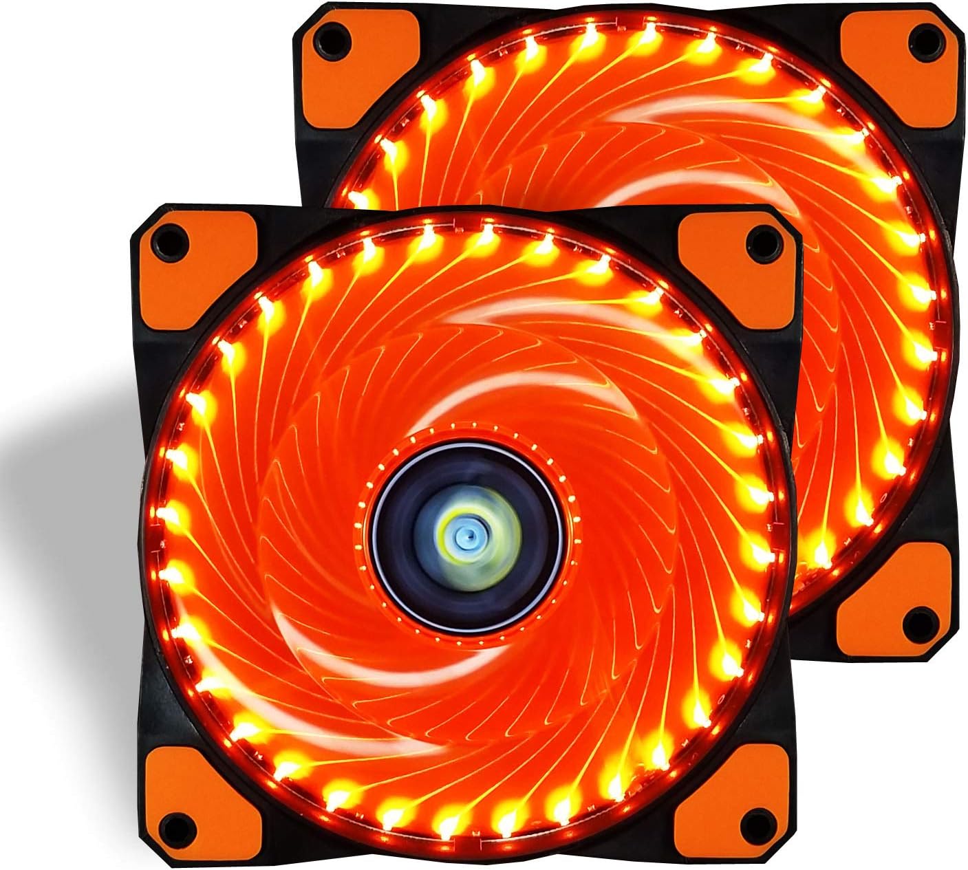 CONISY 120mm PC Case Cooling Fan Super Silent Computer LED High Airflow Cooler Fans