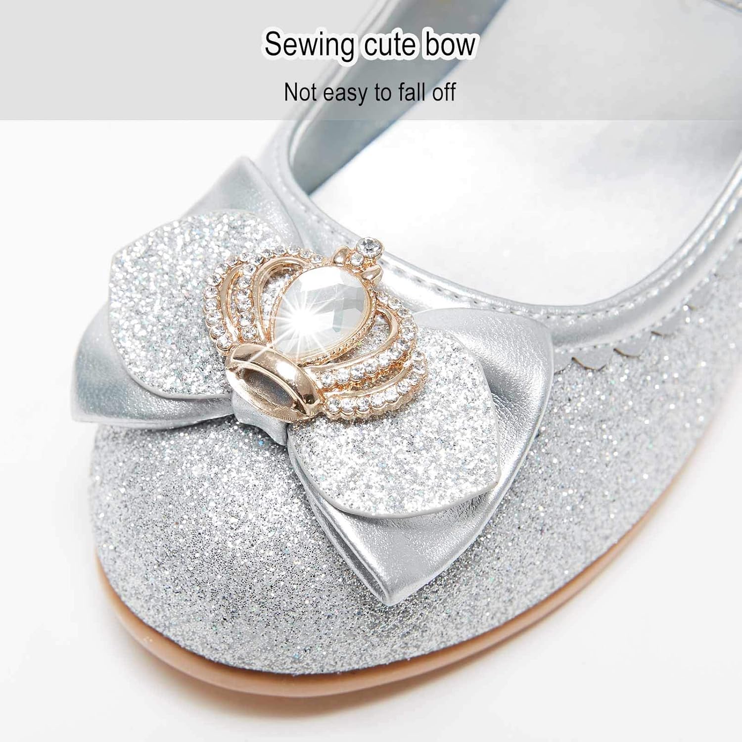 STELLE Girls Mary Jane Shoes Low Heel Party Dress Shoes for Kids: Shoes