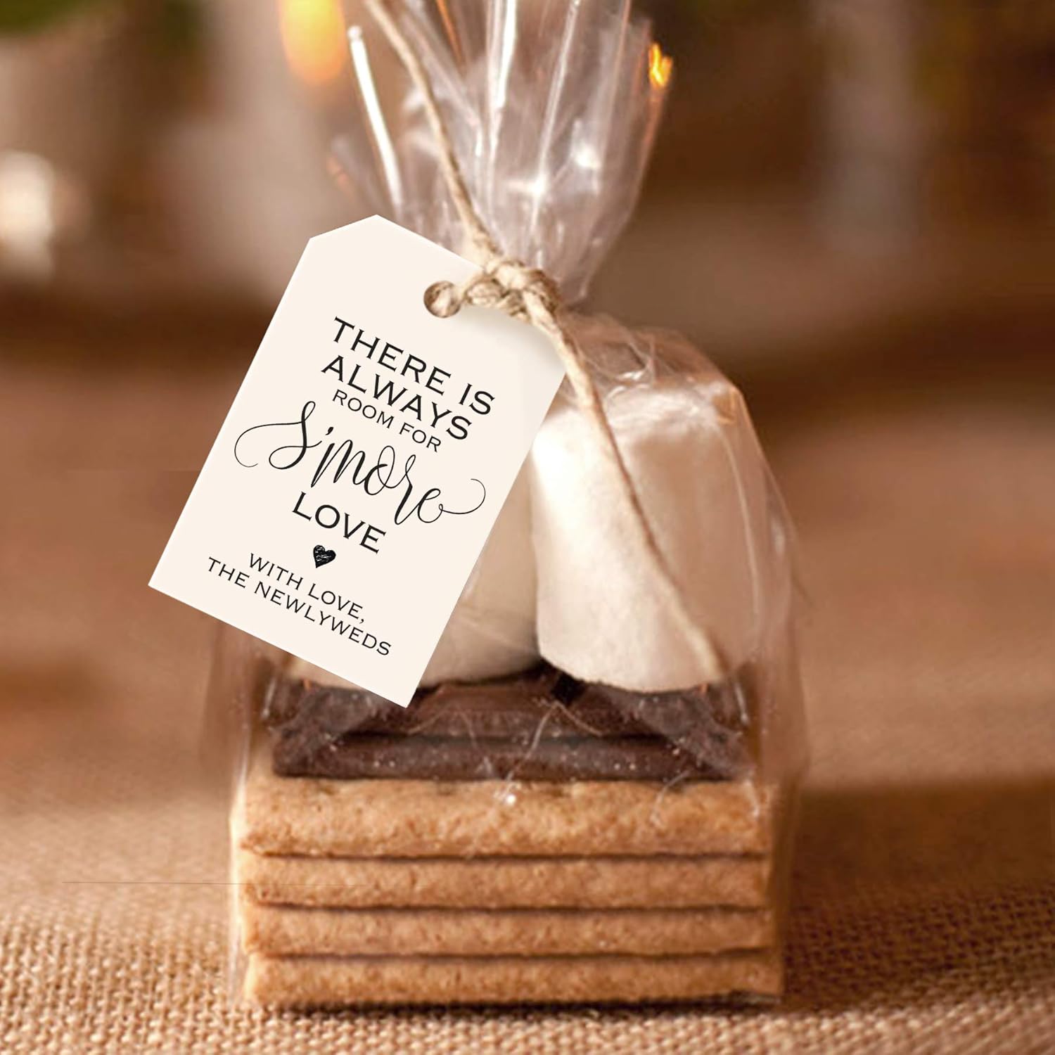 Bliss Collections Thank You for Celebrating with Us Gift and Favor Tags, Pack of 50 S’More Love for Weddings, Bridal Showers, Birthdays, Baby Showers, Celebrations - Makes Cute Favors : Office Products
