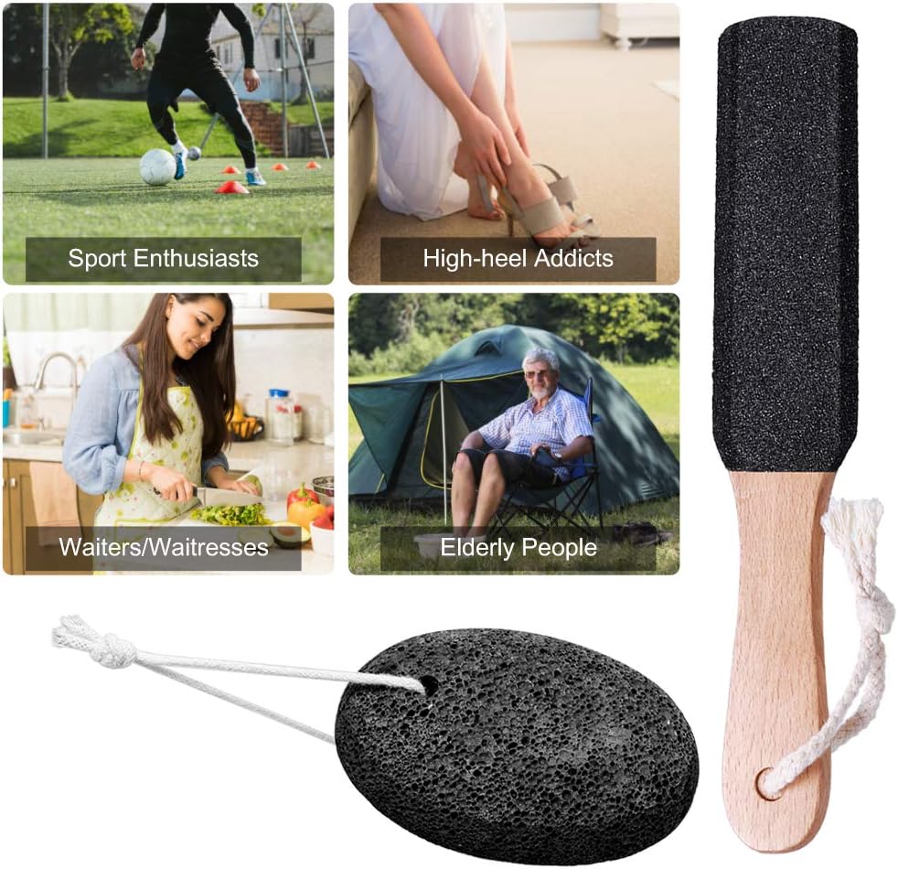 PETSUPS Natural Pumice Stones for Feet Premium Exfoliator & Foot File,Foot File Callus Remover Foot Cracked Heels,Dead Skin,Hard Skin - Image 5