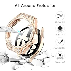Surace Soft TPU Case for Galaxy Watch 6 40mm Screen
