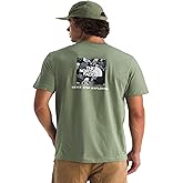 The North FACE Mens Evolution Box Toss Fill Short Sleeve Tee | Branded T-Shirt with Set in Sleeves