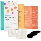 Patchology Breakout 3-in-1 Acne &amp; Pimple Patch Kit &amp; 3 Nose Strips | Acne Spot Treatment with 24 Salicylic Acid Dots, 24 Hydrocolloid Dots &amp; 3 Nose Strips for Women | Reduces Dark Spots on Face