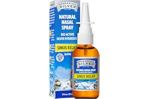 Sovereign Silver Natural Nasal Spray - Colloidal Silver Nasal Spray, Bio Active Nose Mist for Sinus Congestion and Immune Support, Adults and Kids, 10 ppm - 2 fl oz (59mL)