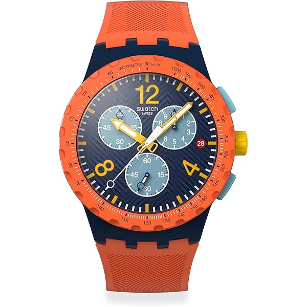 Amazon.com: Swatch Chrono 42 Unisex Watch Dress Stainless Steel