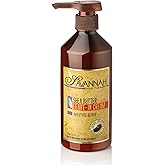 Savannah Hair Therapy Leave-In Cream with Shea Butter, Keratin & Silk Protein – Moisturizing & Anti-Frizz Treatment for Dry, Damaged or Color-Treated Hair – Professional Salon Formula 500 ml (16.9 oz)