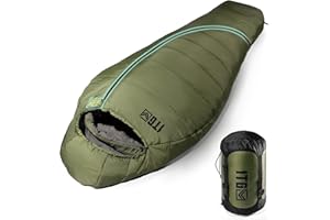 1TG TACTICAL Sleeping Bag for Adults, Cold Weather Sleeping Bag | 25-36℉ Extreme 3-4 Season Mummy Sleeping Bags with Adjustable Hood, Phone Pocket & Compression Sack for Outdoor Camping Hiking Travel Hunting