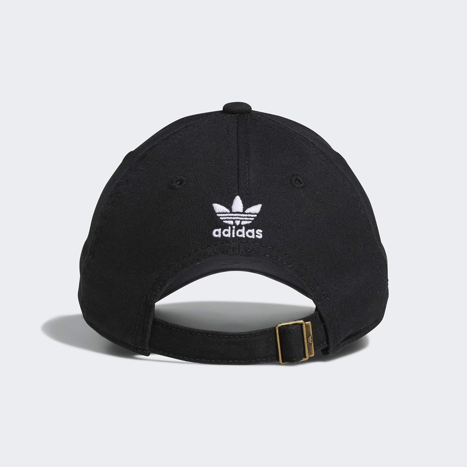 adidas Originals Women's Relaxed Adjustable Strapback Cap, Black/White, One Size: Sports & Outdoors