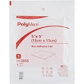PolyMem Non-Adhesive Pad Dressings (5"x5") (by the Each)