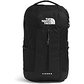 The North Face Lichen Daypack - Everyday Commuter Backpack, 16" Laptop Sleeve, Water Bottle Pockets, Center Front Pouch, TNF Black/TNF White, One Size