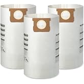 Vacmaster VDBM Standard Dust Bags for 8-10 Gal Wet/Dry Vacs 3-Pack