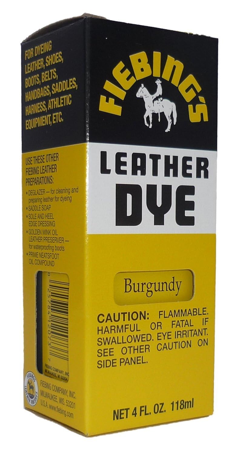 Fiebing's Leather Dye w/ Applicator 4 oz. (Burgundy)