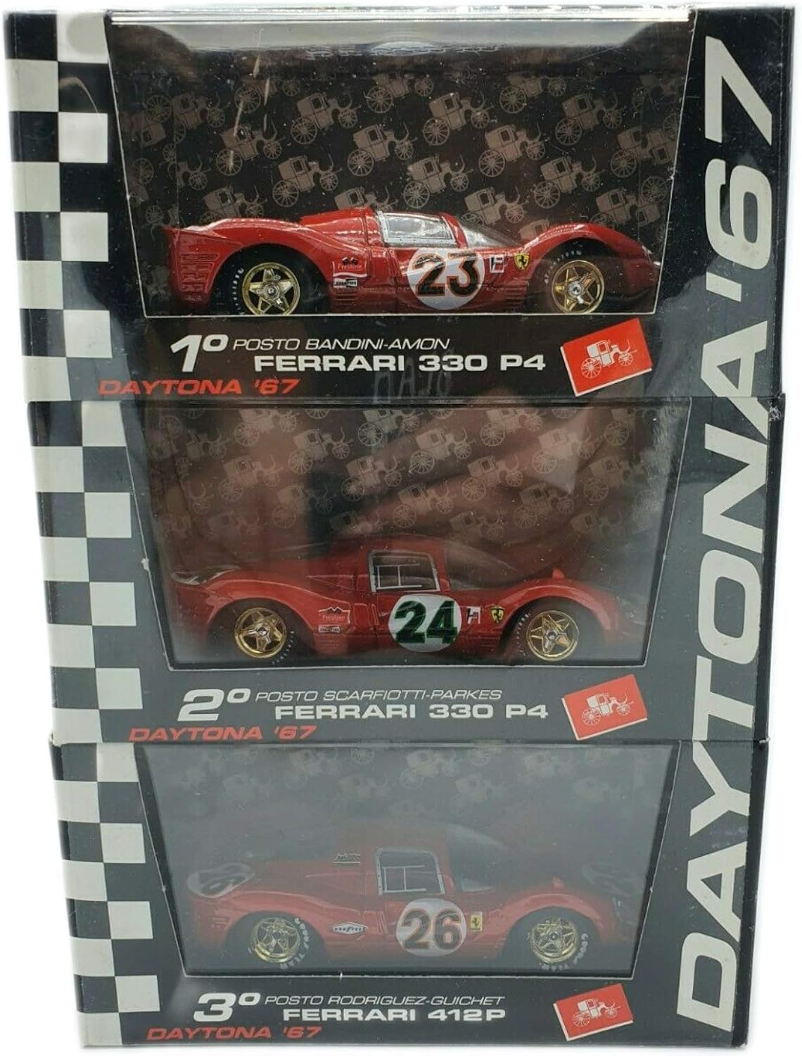 3pz Scala 1 43 S026 Brumm Plts Set Modellini Ferrari 330 P4 Ferrari 412 P Veicoli A Motore Giochi E Giocattoli Bepco Ee