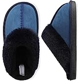 Besroad Kids Slippers Girls Boys Fuzzy House Slippers Warm Memory Foam House Shoes Soft Plush Bedroom Slippers Slides Indoor Outdoor