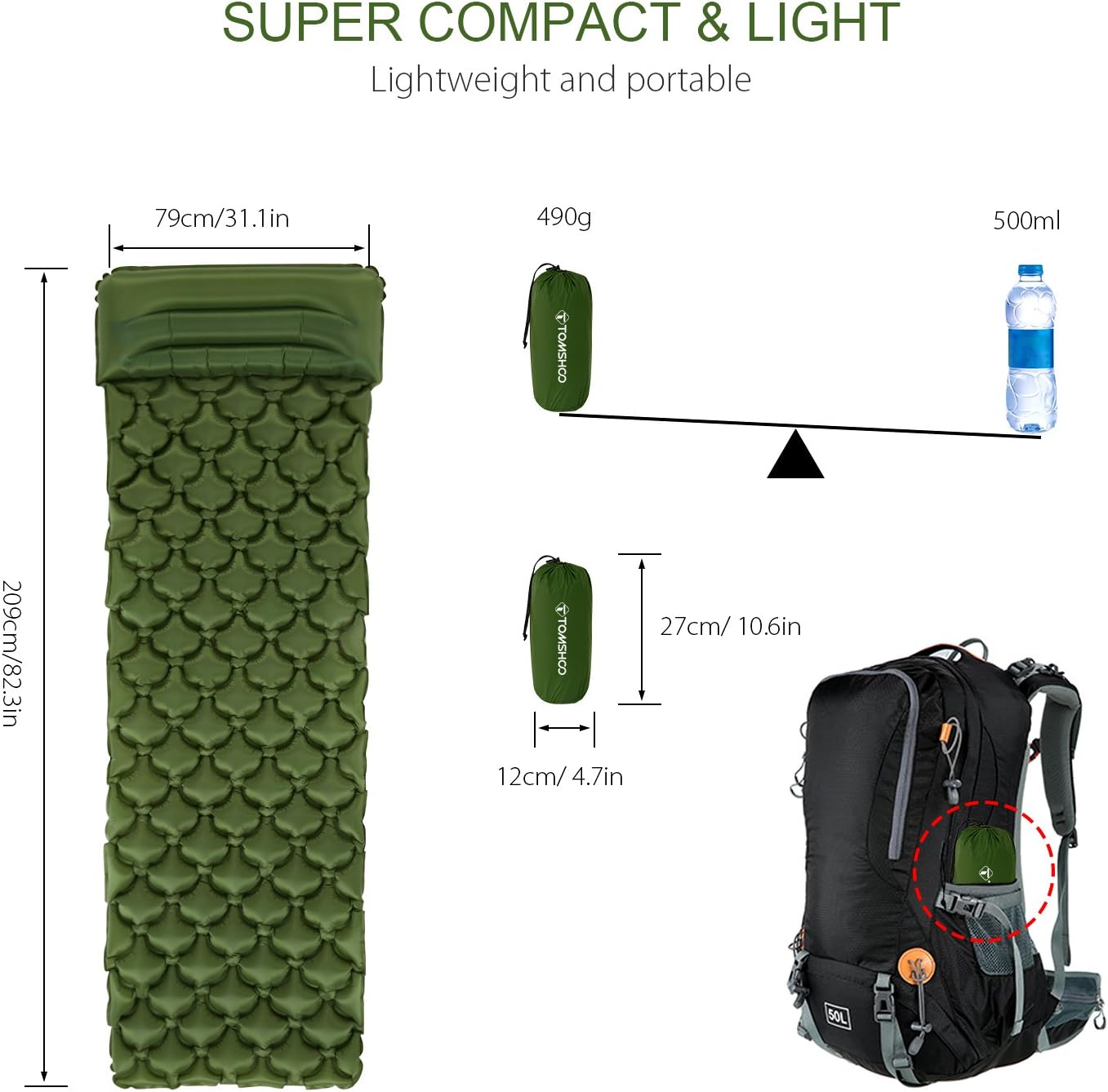 tomshoo sleeping pad