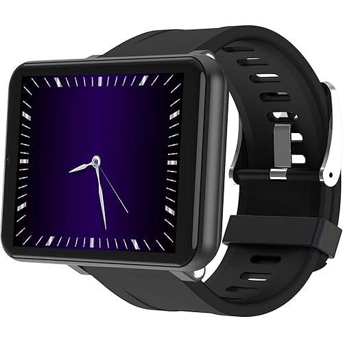 Big Screen Size 2.86" Screen 4G Android Smartwatch Support Android 7.1 Camera 5.0MP (Black, 3GB-32GB)