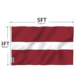 Anley Fly Breeze 3x5 Feet Latvia Flag - Vivid Color