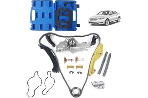 BL3Z-6268-A Timing Chain Kit with Water Pump & Tool kit Compatible with 2011-2019 Ford Explorer/Edge/Taurus/Mustang/Flex 3.5L