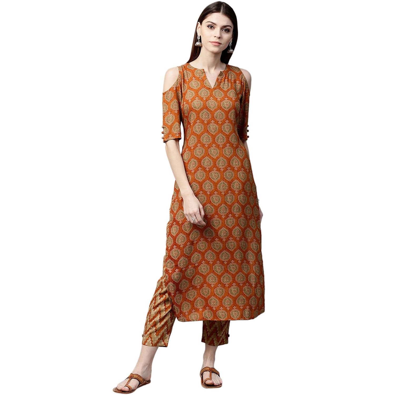 gerua women's straight salwar suit set