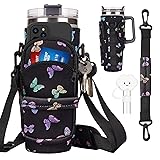 Water Bottle Holder Carrier Bag with Large Phone