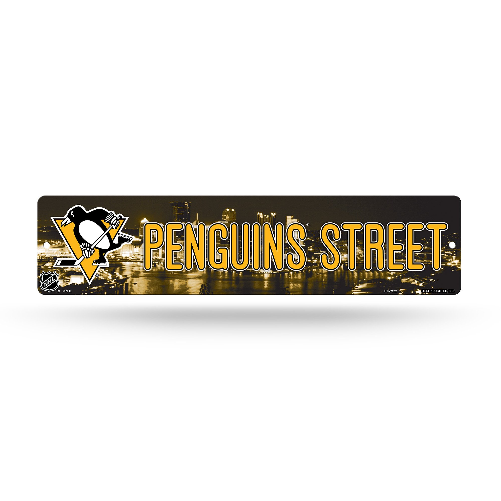 Rico Industries 16-inch Plastic Street Sign Décor, Team Color, 3.75 x 16-
