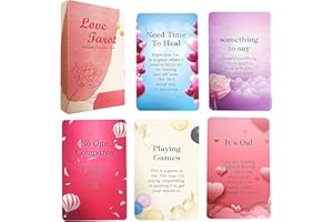 Han Yu Bowen Love Oracle Cards, Twin Flame Oracle Cards, Tarot Cards for Beginners, 54 Colorful Romantic Love, Oracle Decks with Meanings on Them, Soulmate to Romantic Relationships