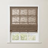 TWOPAGES Linen Roman Shades for Windows Custom