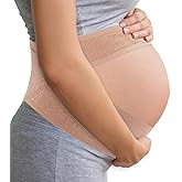 GLIDESMOOTH Pregnancy Belly Band for Pregnant Women, Breathable Maternity Belt, Adjustable Pregnancy Belly Support Band