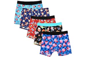 Bioworld Kirby Characters Collage Kids Boxer Briefs Pack of 5