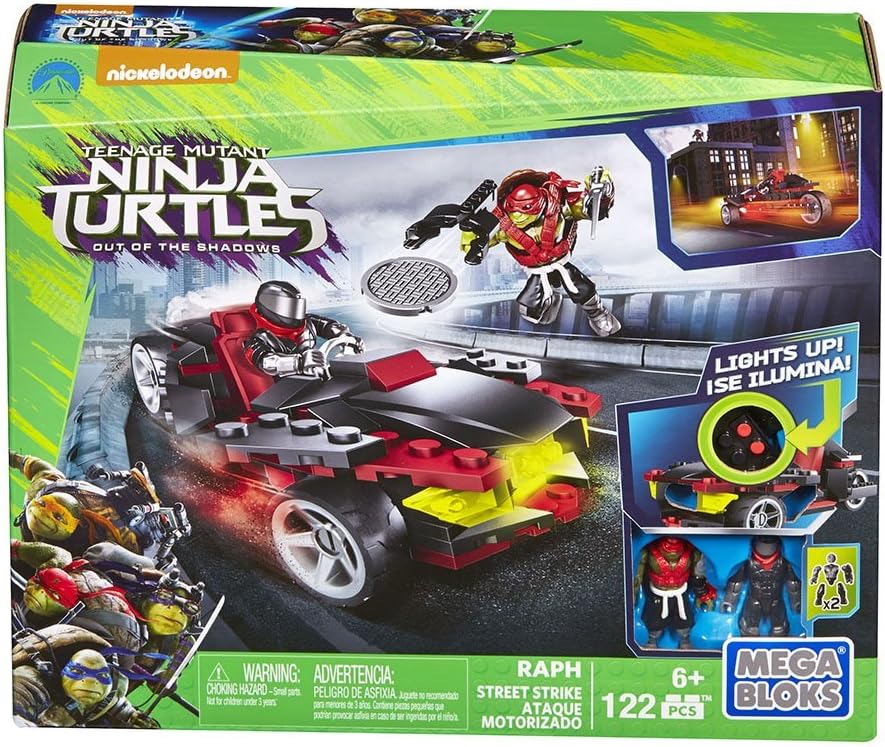 Mega Bloks Construx Turtles DPF80 TMNT Footclan Showdown Playset