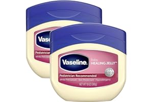 Vaseline Healing Jelly Baby, 2-Pack – Hypoallergenic Moisturizer for Baby Care, Diaper Rash, Sensitive and Dry Skin, Baby Powder Scent, 13 Oz Ea