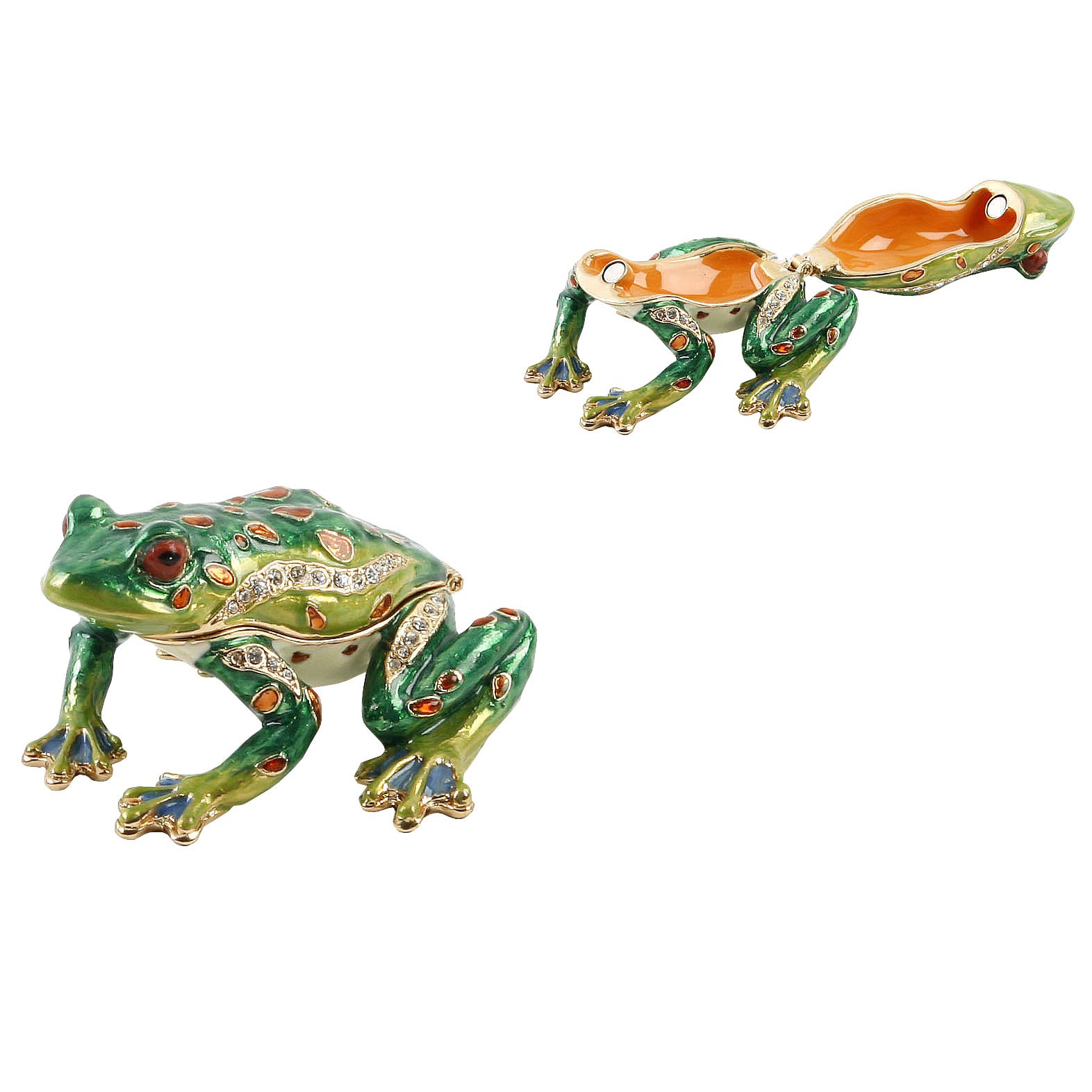 Treasured Trinket Box - Frog about to Jump New Gift