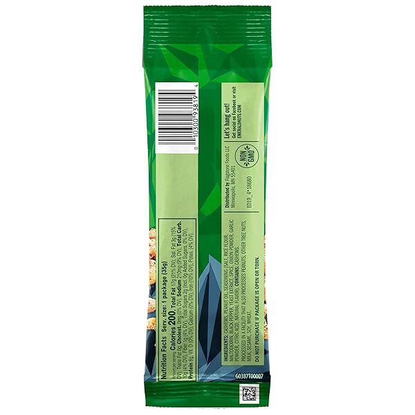 EMERALD NUTS SALT AND PEPPER SEASONED CASHEWS 12 CT (1-PACK) | 1.25 OZ INDIVIDUAL SNACK TUBES | PLANT-BASED PROTEIN, KOSHER CERTIFIED, NON-GMO | CONTAINS NO ARTIFICIAL PRESERVATIVES, FLAVORS OR SYNTHETIC COLORS