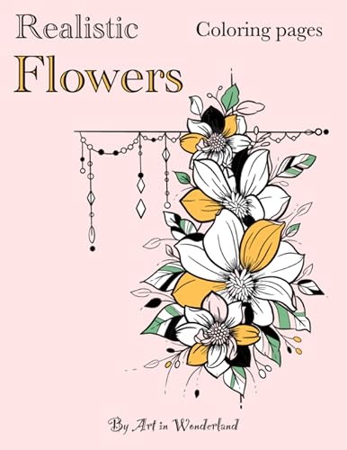 This Coloring Pages Contain Drawings Of Spring And Summer Flowers That Show The Beauty Of Nature This Book Has Added Design Elements That Make The Coloring Even Prettier Coloring The Flowers Is A Great Way To Pass Time And Show Your Artistic Creativity amazon com