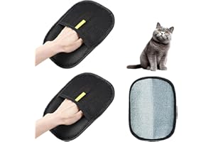 PurePath Pet Hair Remover Glove - Washable & Reusable Electrostatic Dog & Cat Grooming Glove for Furniture, Car Seats, Clothi