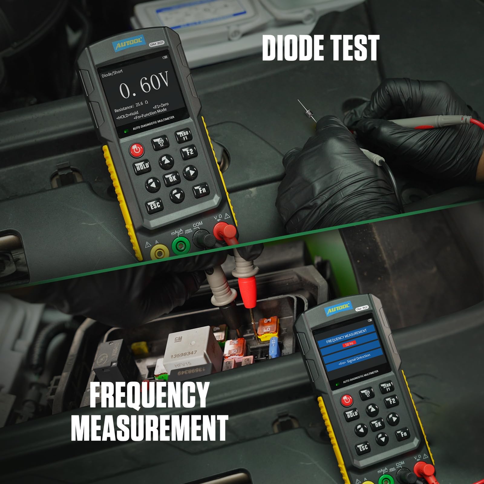 Handheld Multimiter Mua AUTOOL Automotive Multimeter Oscilloscope, Digital Oscilloscope and ...