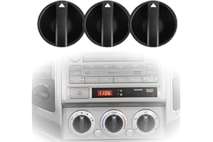 GZTOYU 3PCS Control Knob Fan Heater AC Air Conditioner Control Switch Knobs for Toyota Tacoma 2005-2011 Temperature Switch HVAC Air Flow Control Knob Automotive Heater 65551820A 55900-04020 55900-04030