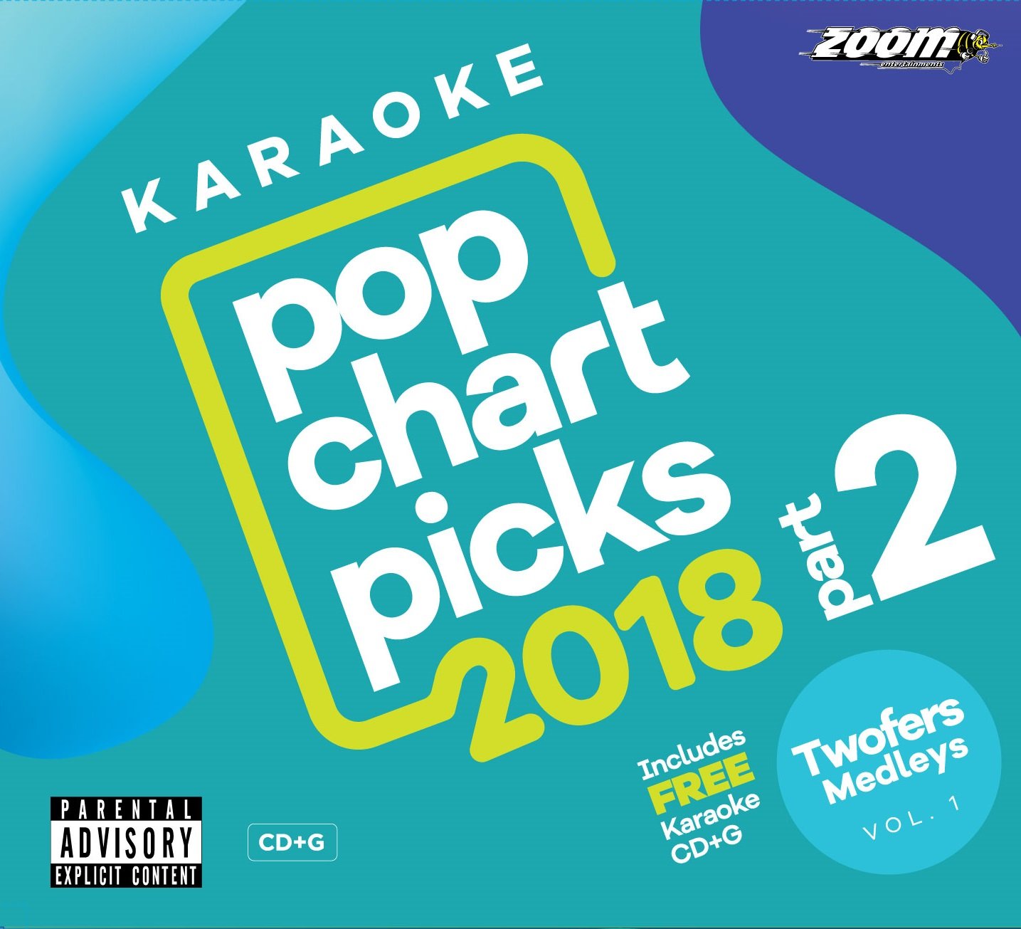 Zoom Karaoke Zoom Karaoke CD+G Pop Chart Picks 2018 (Part 2) + FREE