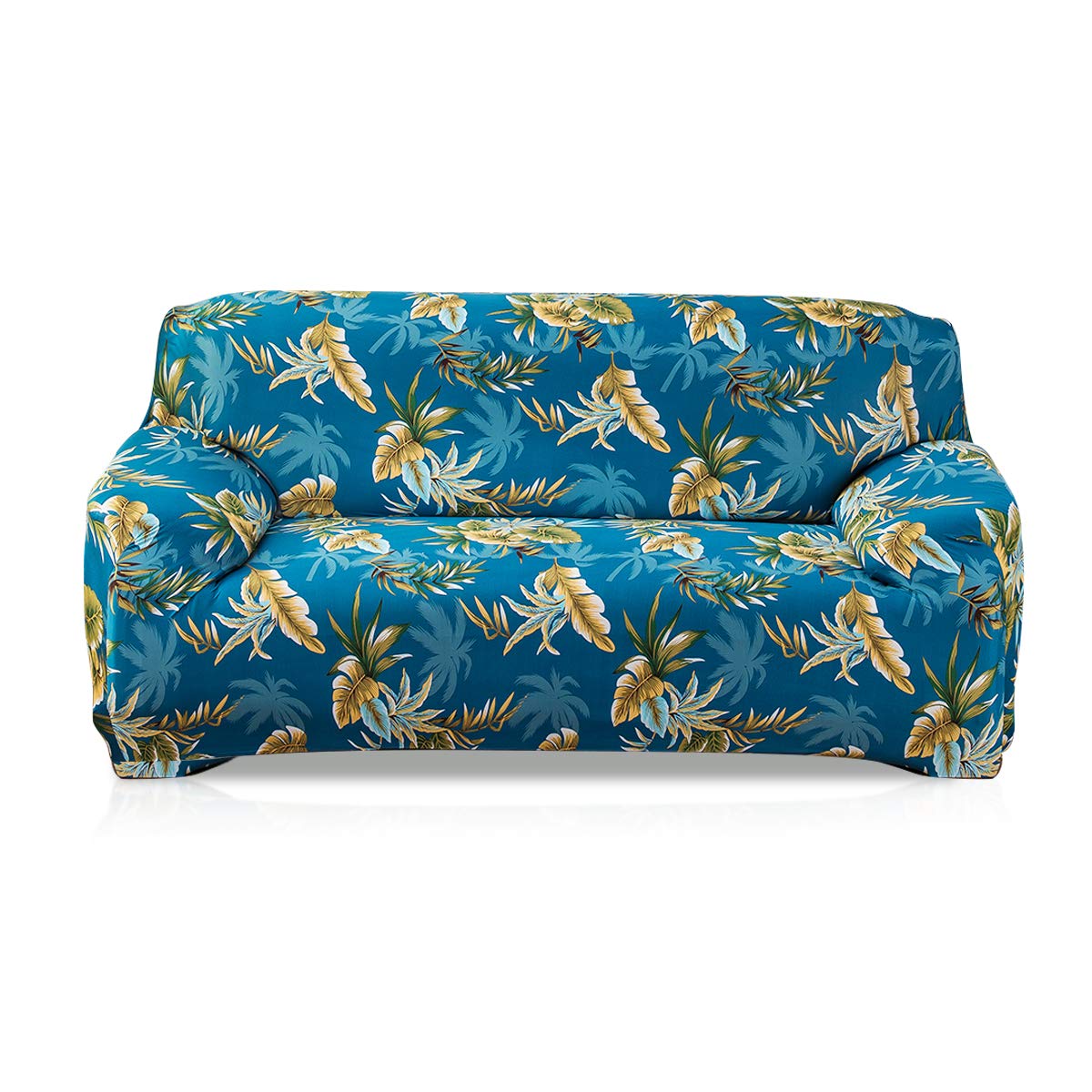 Fashion·LIFE Stretch Sofa Covers 3 Seater, Floral Printed Stretch Couch Covers, Pattern Print Sofa Slipcover, Elastic Anti-Slip Elastic Slipcover Furniture Protector for livingroom All-season, Venus