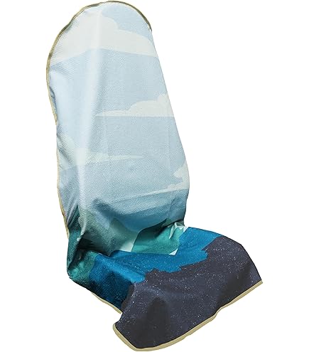 Renewold American Tribal Brown Cow Print Retro Car Seat Cover Full Set 14 PCS, With Steering