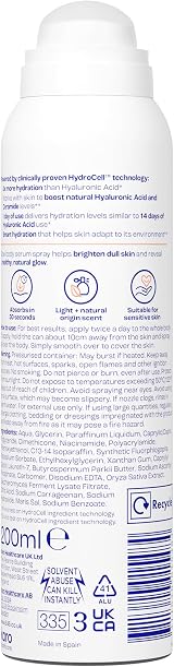 E45 HydroCell Glow Body Lotion Serum Spray 200ml Vitamin C Niacinamide view 7