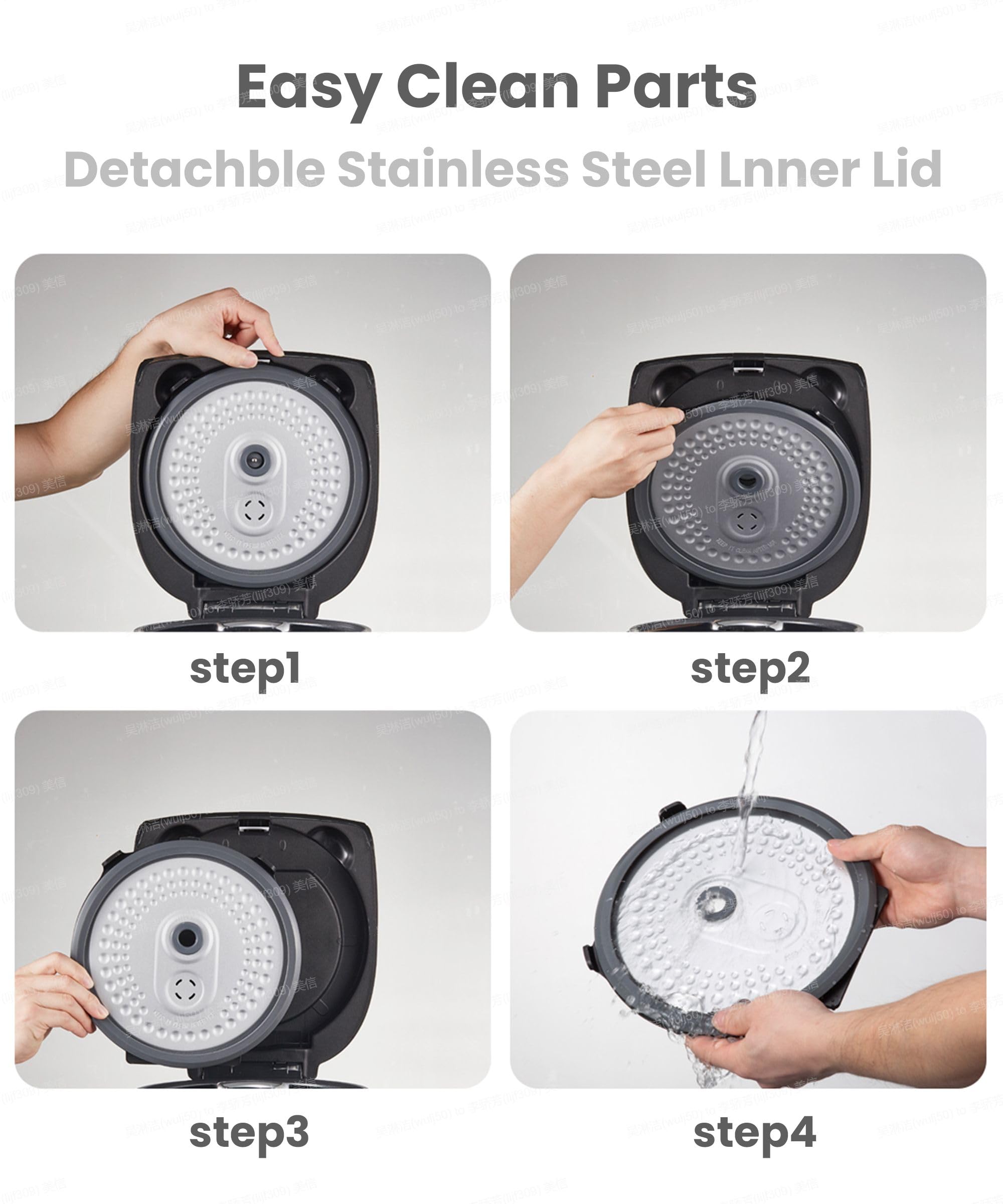 COMFEE' Rice Cooker, Japanese Large Rice Cooker with Fuzzy Logic Technology, 11 Presets, 10 Cup Uncooked/20 Cup Cooked, Auto Keep Warm, 24-Hr Delay Timer