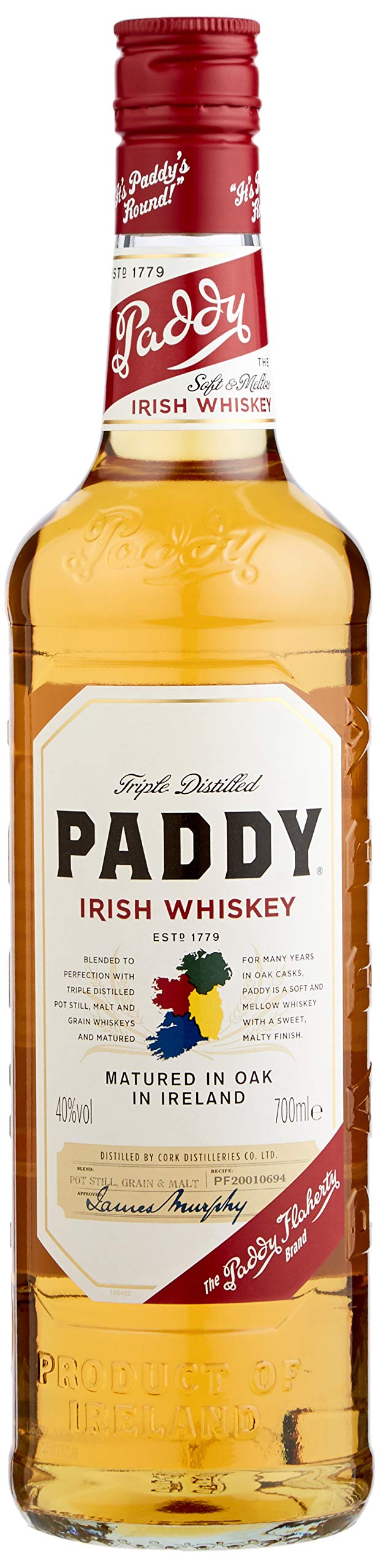 Buy Paddy Irish Whiskey, 70 cl Online at desertcartINDIA