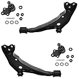 TRQ Front Lower Control Arm with Ball Joint Set