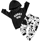 KANGKANG Toddler Baby Girl Clothes Hoodie Sweatshirts Print Pants 2 Piece Outfits Cute Fall Winter Clothing Set