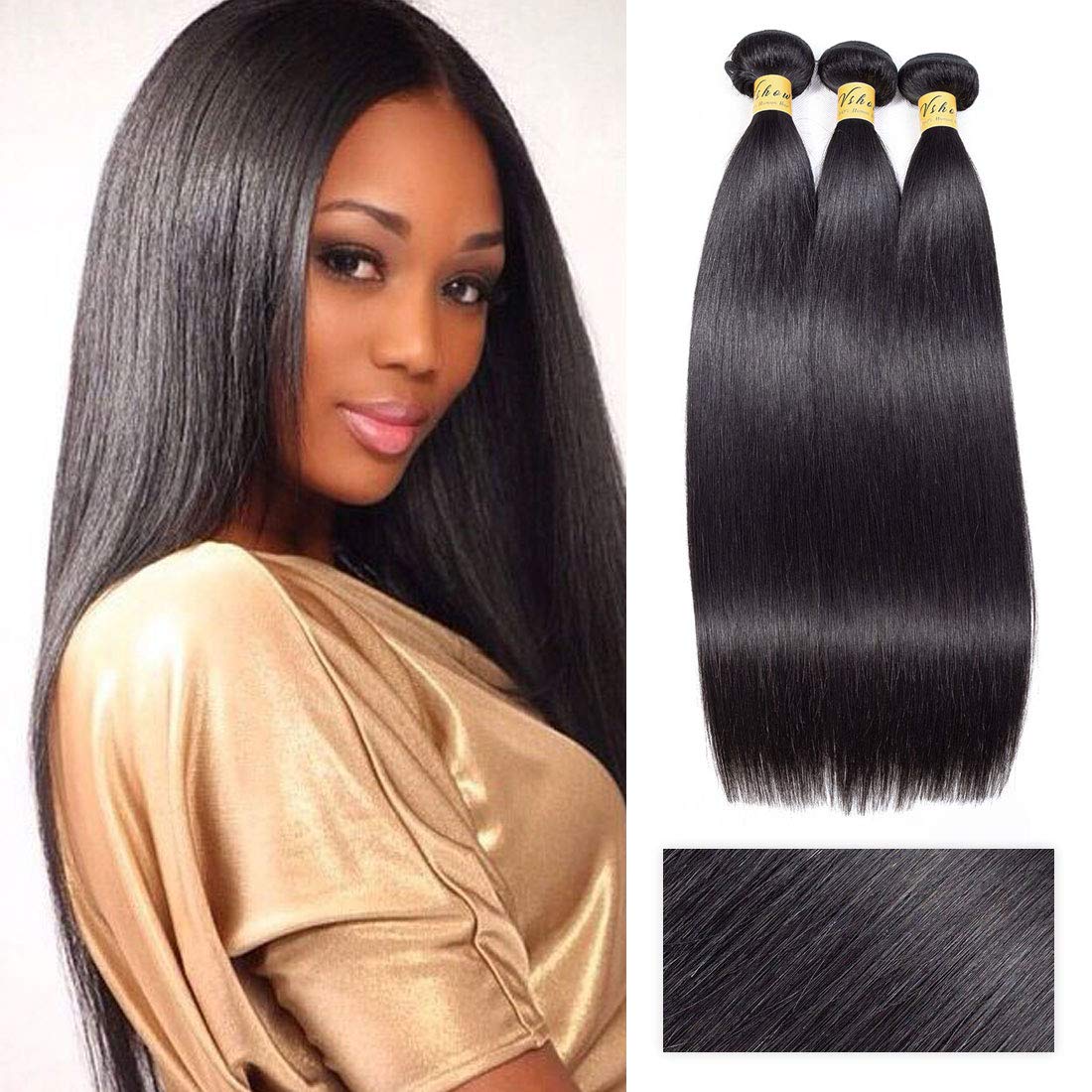 Buy Vshow Hair 12 14 16 Inches 8a Malaysian Virgin Hair Straight 3